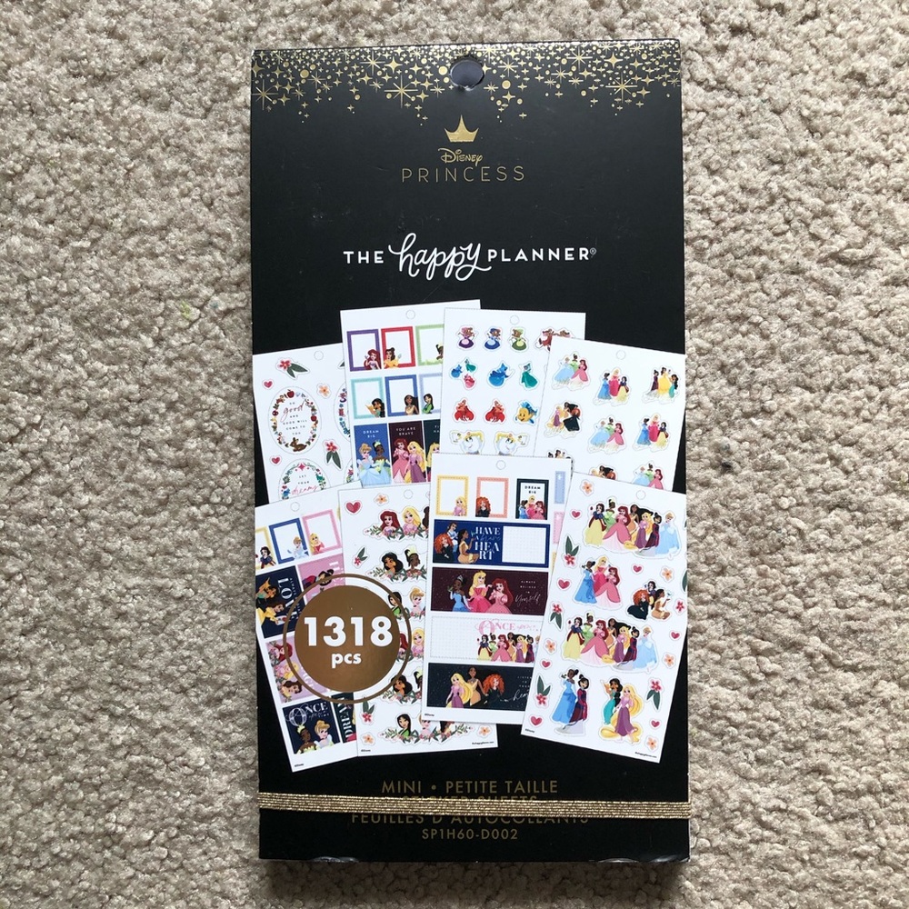 Happy planner Disney princess sticker book